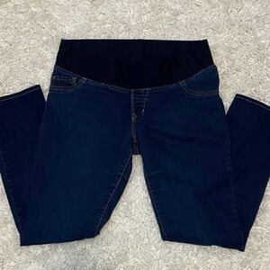 Women's old navy dark  Denium  Maternity Jeans size 12 in VGUC